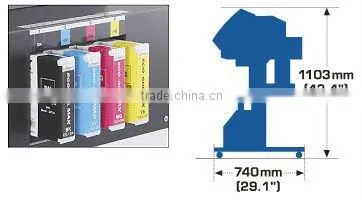 High precision spectra solvent printer