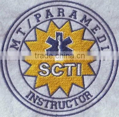 Wholesale factory direct price custom cheap 100% embroidered patch