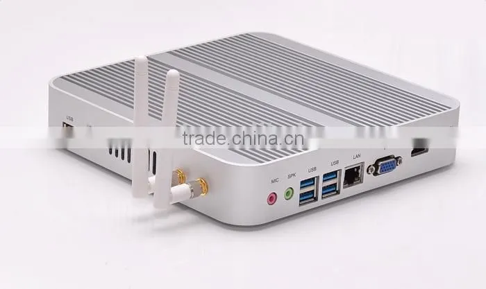 small desktop pc dc 12v intel nuc onboard i3 5005u cpu hd5500 graphcis WAR Tomb Raider 3D Gaming Support USB3.0 VGA Gigabit LAN