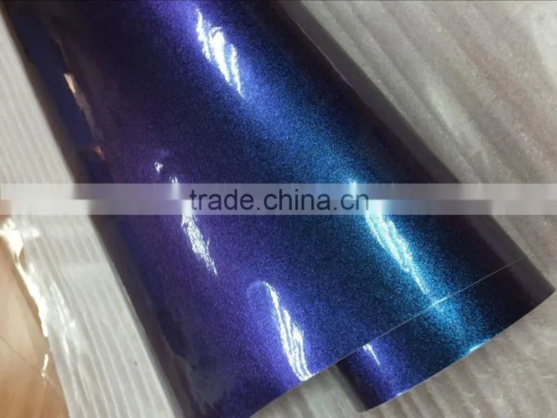 Chameleon glitter wrap film for car body decoration 1.52*20M/Roll