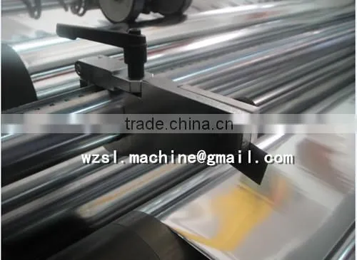 (Model SLFQ-L) Ruian Supplier PLC Control Full Automatic Slitting Rewinding Machine
