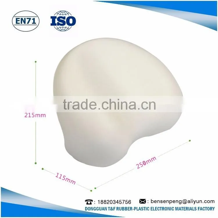 heart shaped bath pillow with suction cup