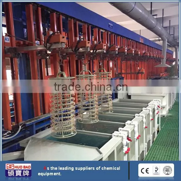 Semi-automatic chrome plating machine of factory