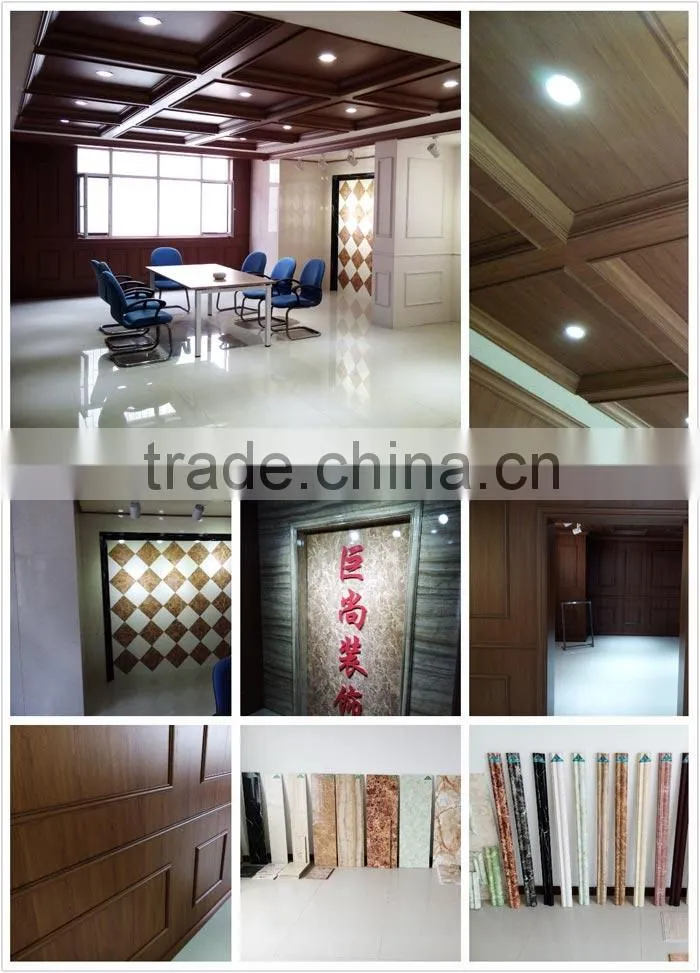 Fireproof pvc stone insulated interior decorative panel for wall