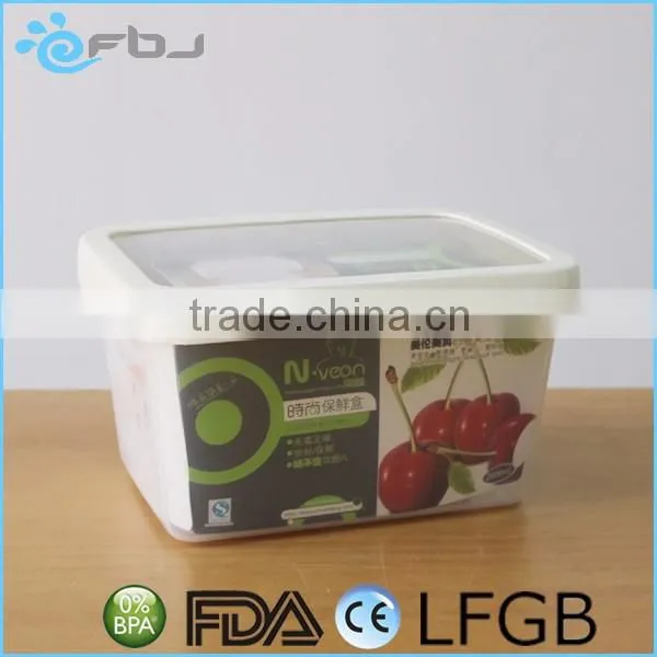 Food Grade PP fnew plastic lock and lock food container with Lid Wholesale