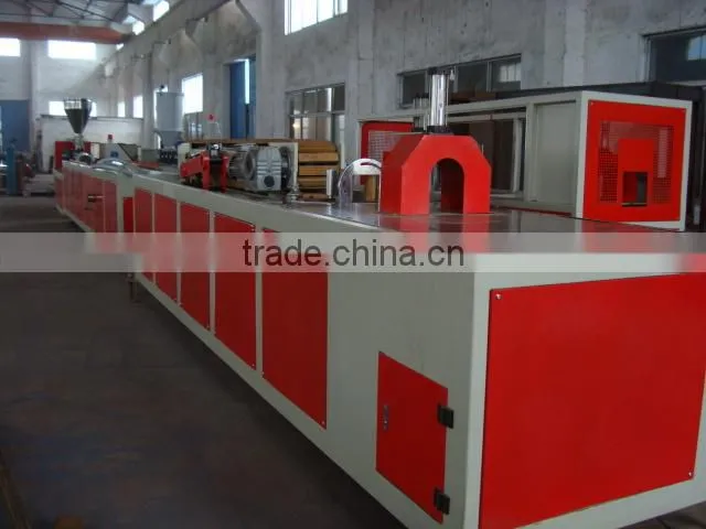 PVC plastic profile window profile production line