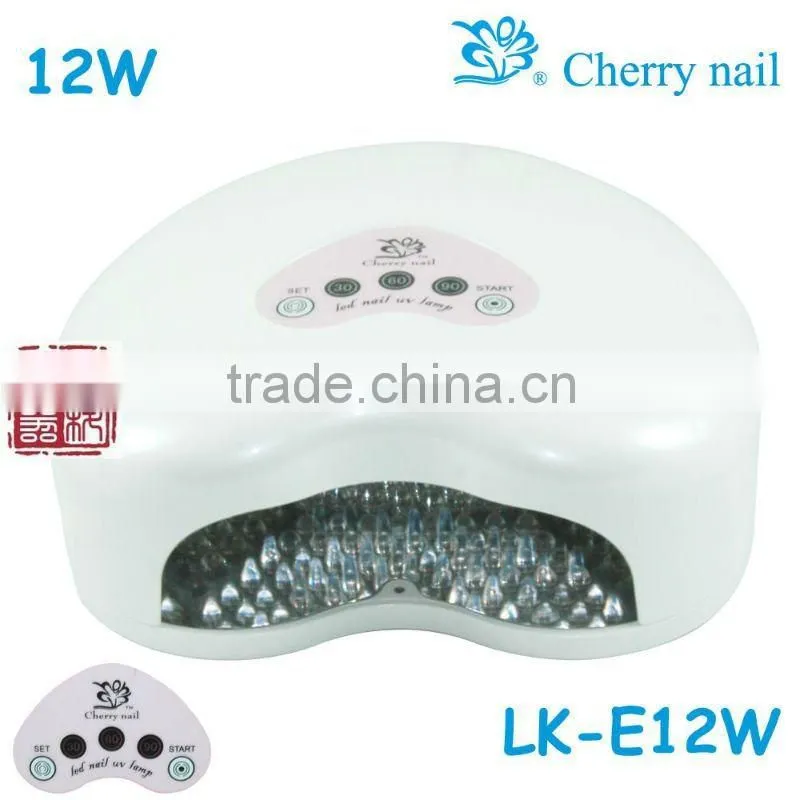 LK-E12W UV lamp for nail dry curing ningbo nail lamps