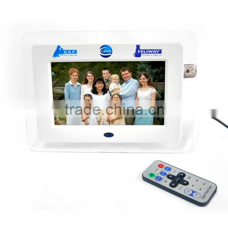 Multi-function 7 Inch Digital Photo Frame for Picture Display