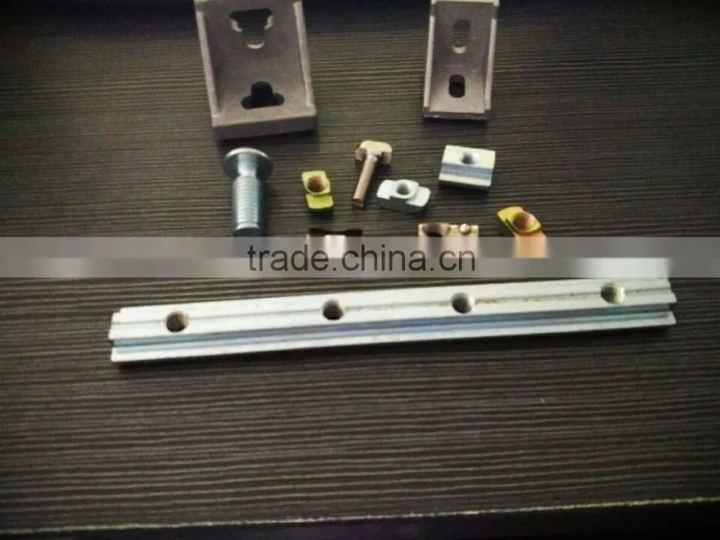 Hot Sale Aluminum Profile Parts Connector Angel Brackts