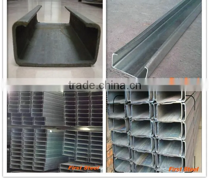 Competitive price galvanized steel c channel
