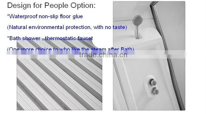 Combined Wet steam room WS-208ST(R6) for 6 person