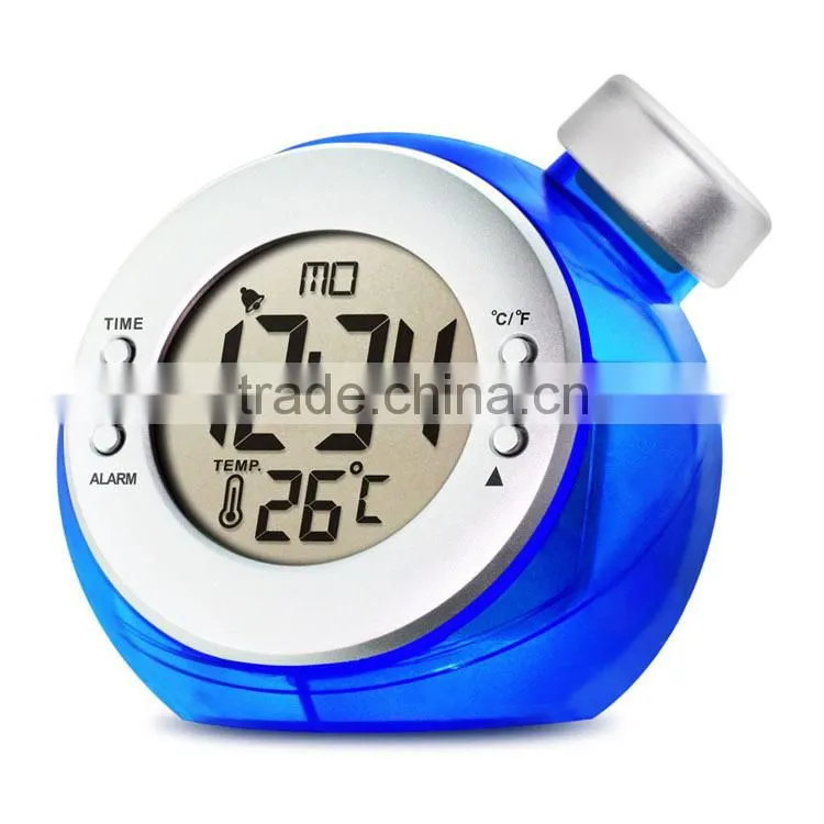 2015 New Product No Battery Fancy Digital Alarm Clock,Eco-friendly Cow Water Power Clock