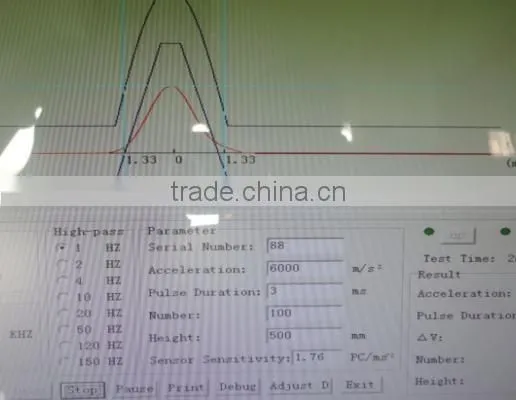Acceleration Mechanical Shock Tester
