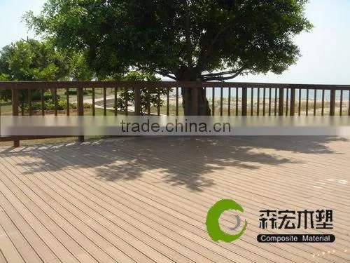 Wood plastic composite outdoor decking