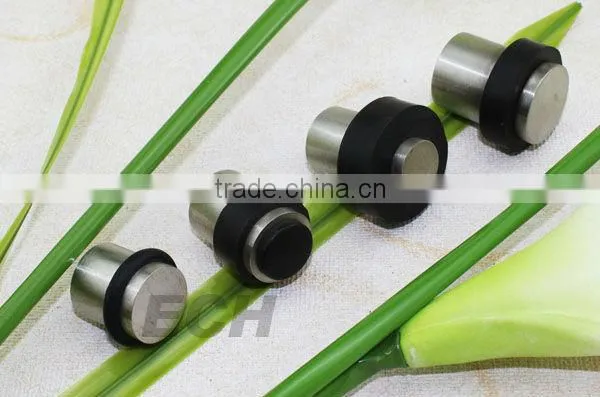 High quality antique stainless steel wooden round door stopper types