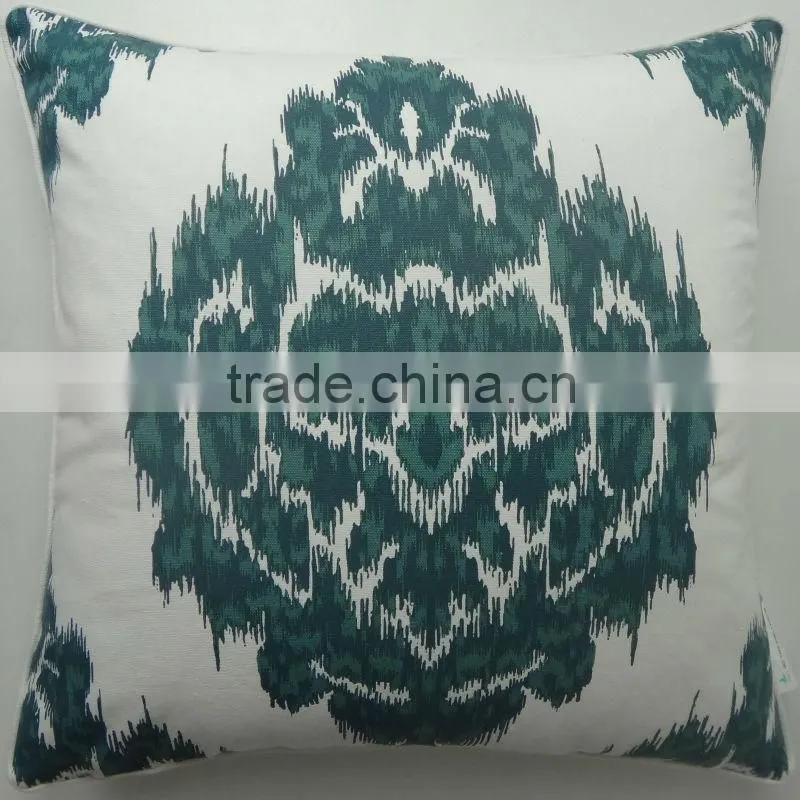 Icon printed decorative chair cushion