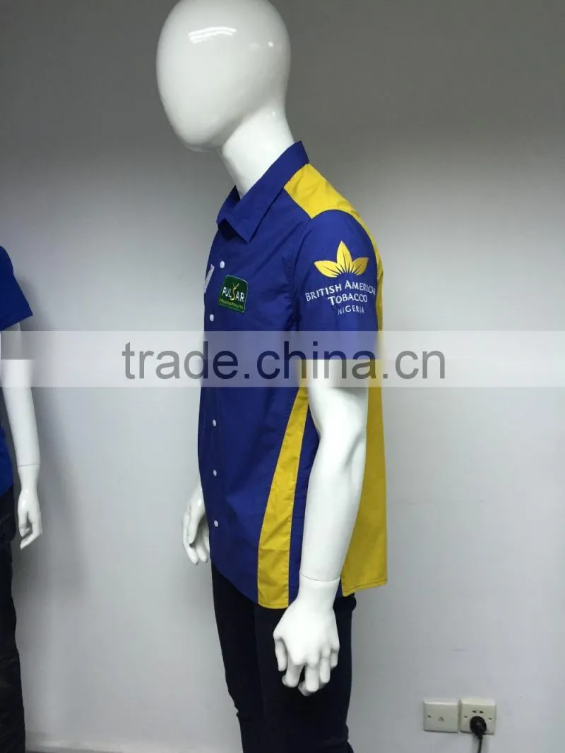 motocross pit shirt /OEM motocross jersey/polyester motorcyle jerseys polo neck
