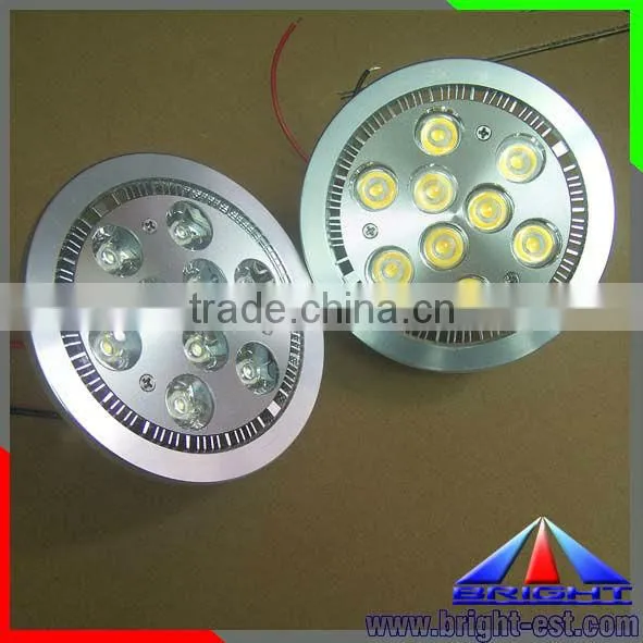 Warm white 2800K led par spotllight, 9W led GU111 spotlight, led spotlight ar111
