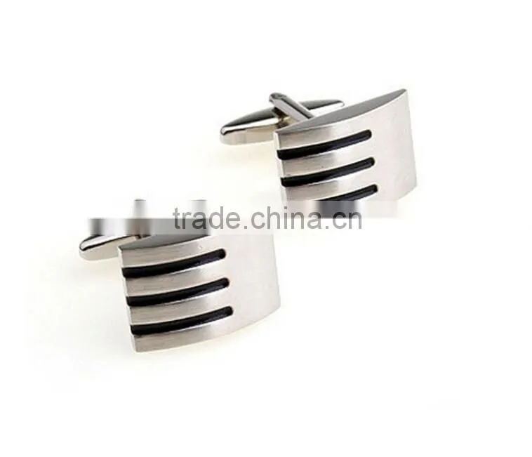2015 hot sale high quality mens stainless steel swank cufflinks value