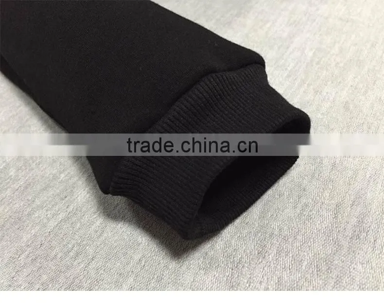 european fashionable letter embroidered gray slim woman fleece for apparel stock