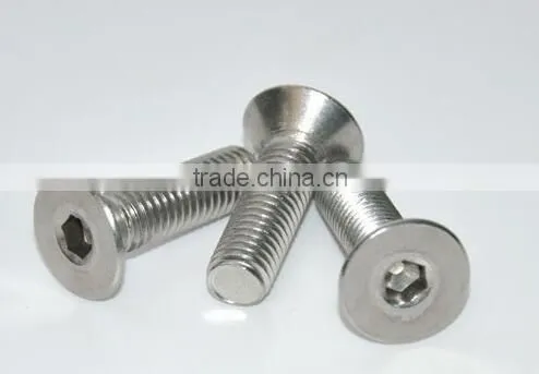 stainless steel CSK HEX SOCKET SCREW
