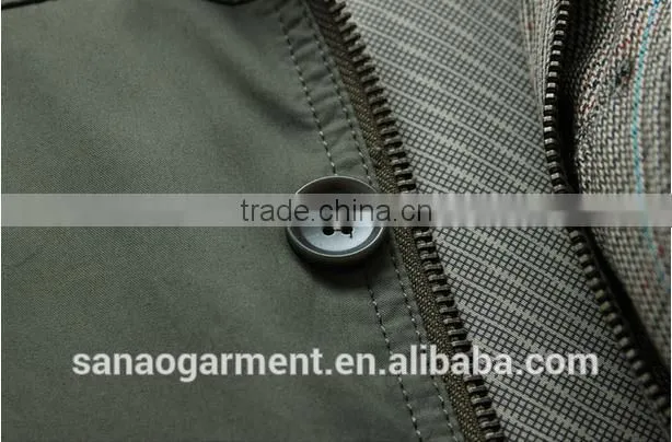 2015 simple style business casual men's wind jacket