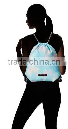 wholsales hot selling custom fashion lightweight polyester drawsting bag