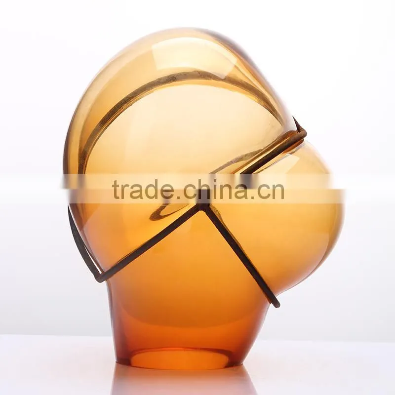 Glass Promotion Vase with Iron Classic Cheap