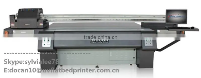 Docan Flatbed Printer at1440dpi, UV inkjet glass printer