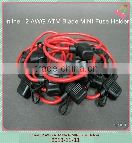 12awg waterproof inline blade fuse holder, mini auto fuse holder, atc fuse holder for sale