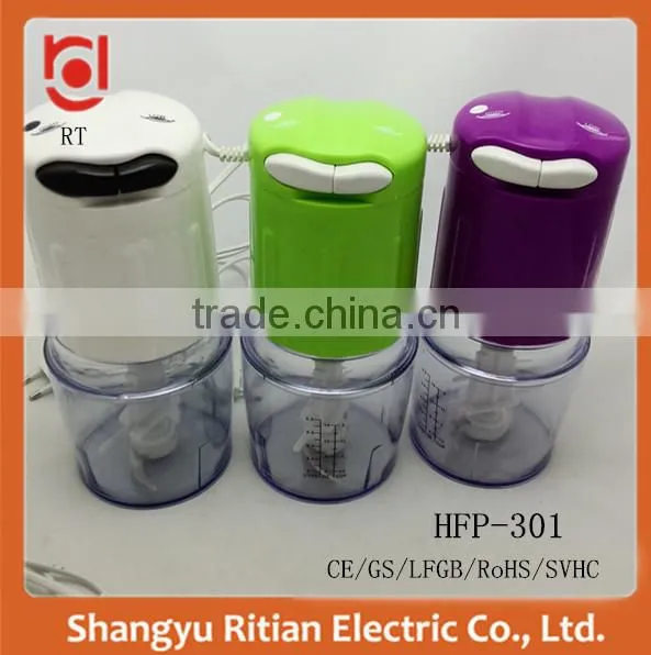 Hot sale mini plastic electric meat chooper