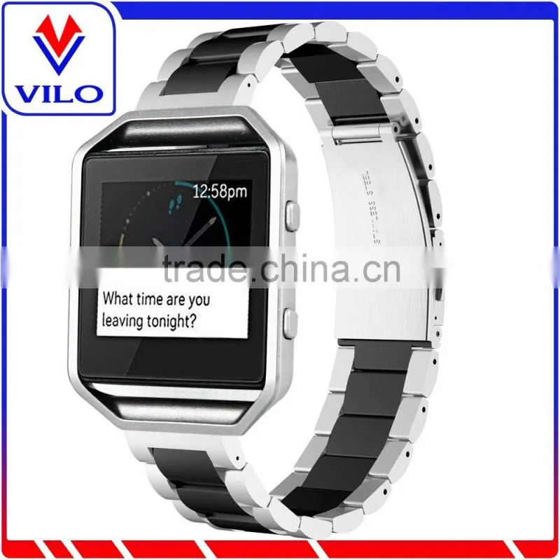 For Fitbit Blaze Wrist Strap, Stainless Steel Bracelet Band Strap for Fitbit Blaze Smart Fitness Watch