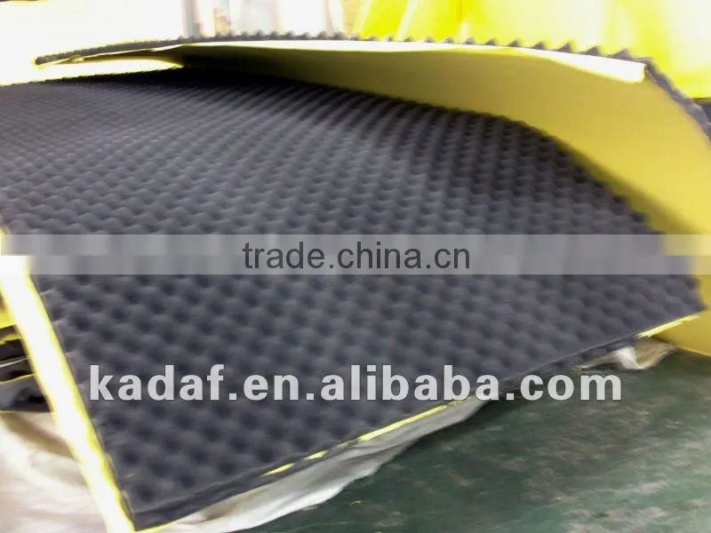 High wave Sound proofing foam,Adhesive Sound insulation foam,Noise absorption Foam