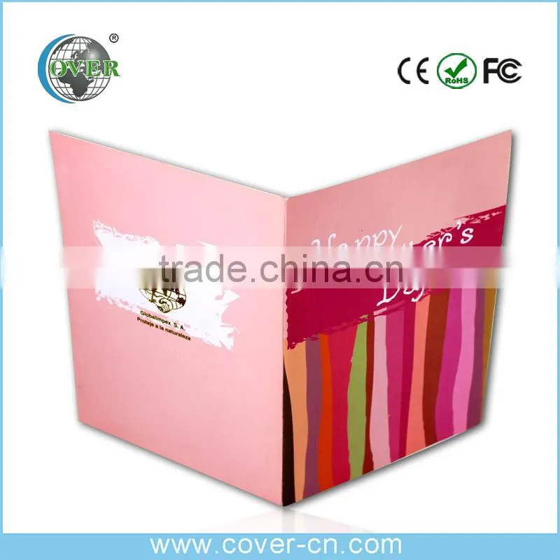 Customized happy birthday greeting cards with led lights,christmas greeting card,voice recording greeting card