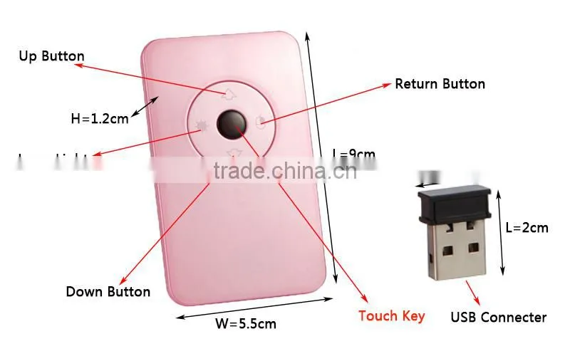2016 Promotional office & school supplies fly air mouse function laser wireless mouse