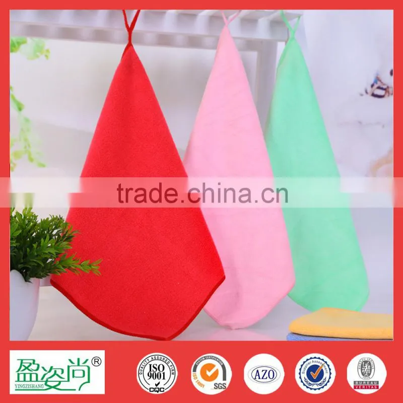 China Supplier 2015 Wholesale Jacquard Bamboo Clean Towel Quick Drying Square Kitchen Towel
