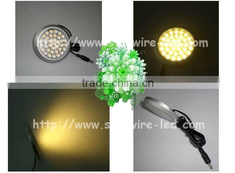 Hot sale 2012 newest SMD3528 LED mini puck light(SW-PK36X-12V)