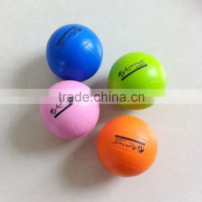 pu foam vollyball 4 colors stress vollyball