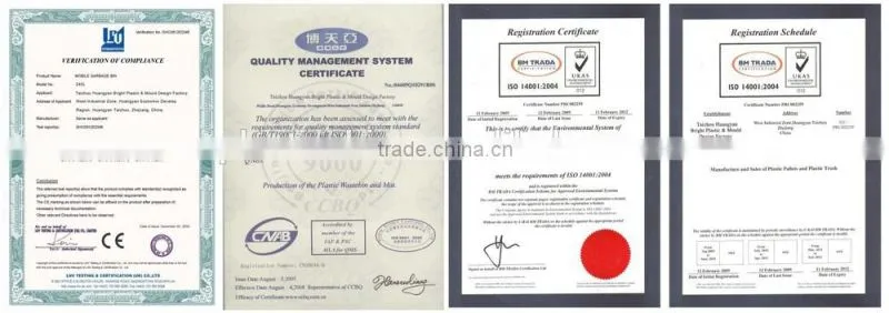 BT120B-3 120liter plastic outdoor wheelie waste bin