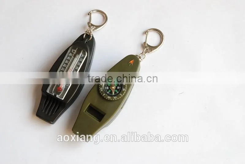good quality mini plastic whistle compass ,pocket compass ,gift compass