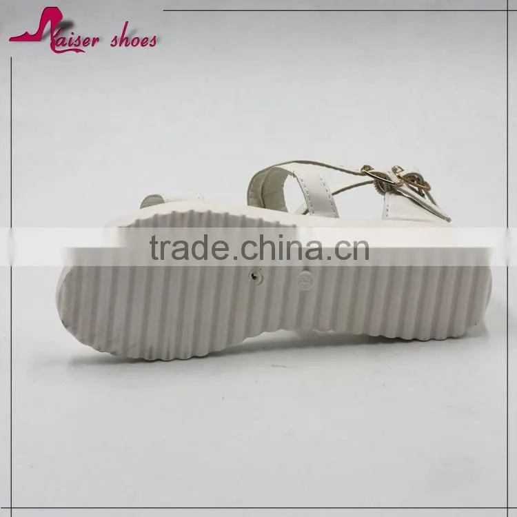 KAS16-079 Newest Wholesale PU kids Sandal Shoe