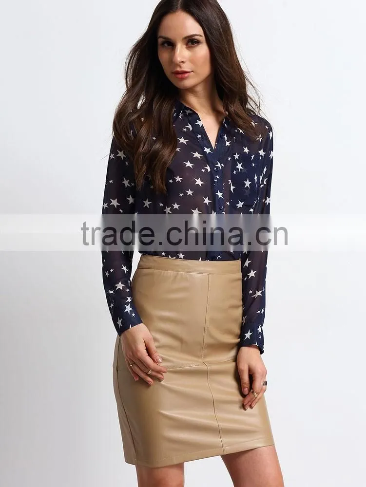 BQ-0031 LATEST SKIRT DESIGN PICTURES MIDI PENCIL SKIRT