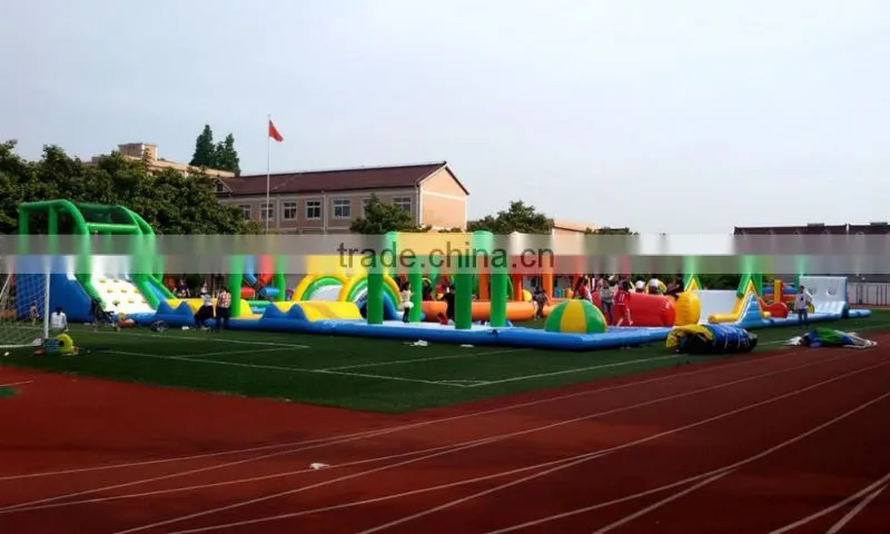 giant inflatable floating water park for commercial use