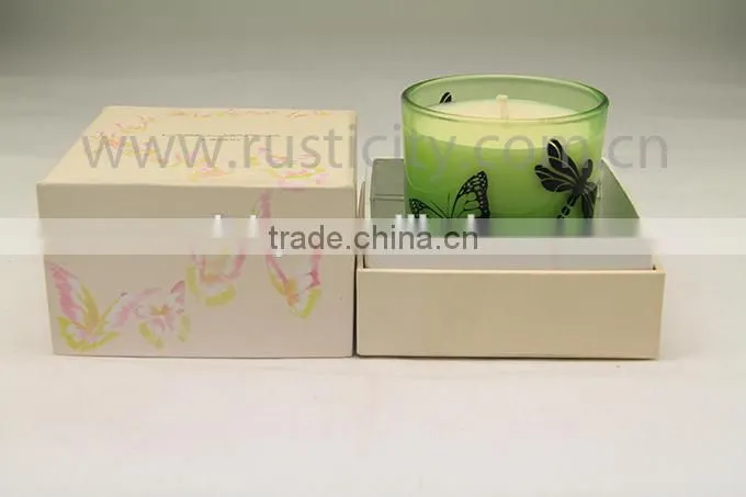 Simple type soy candle, high value crazy candles in glass jar