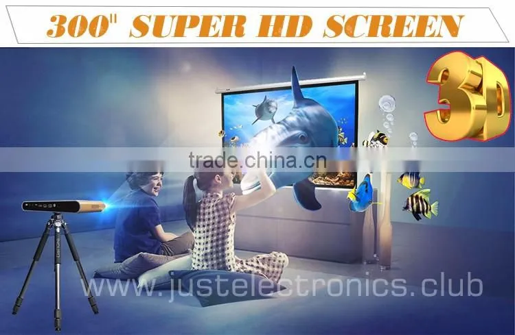Factory Directly Mini Protable High Lumens Build In Android Smart TV Box Data Show Projector