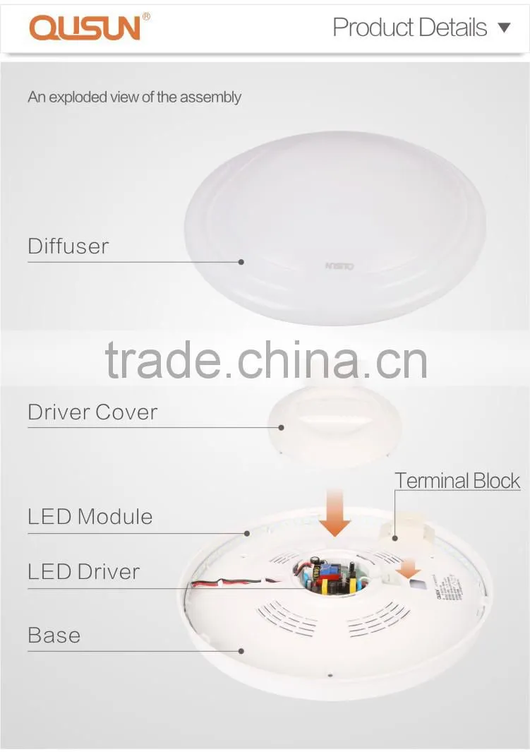 15W 20W Surface Mounted CE RoHS LED ceiling light modern