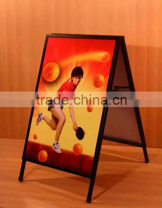 metal foldable poster display