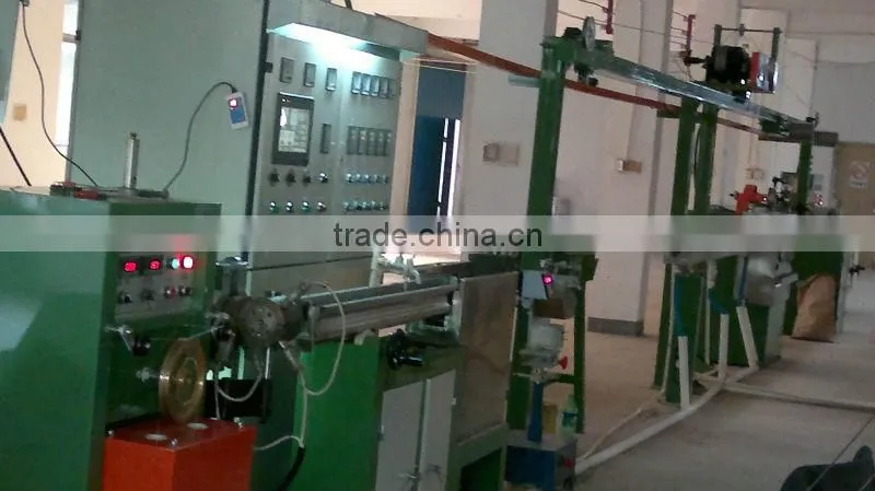 GY-65 high precision double axis fluoropalstic wire and cable Teflon extrusion machine