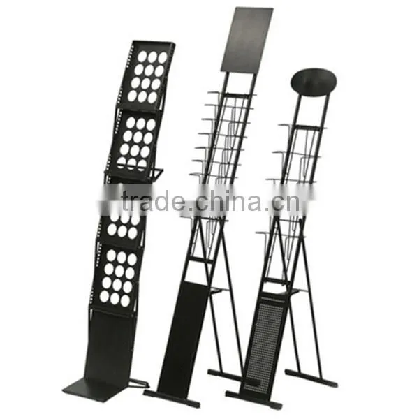 Metal magazine rack, magazine holder