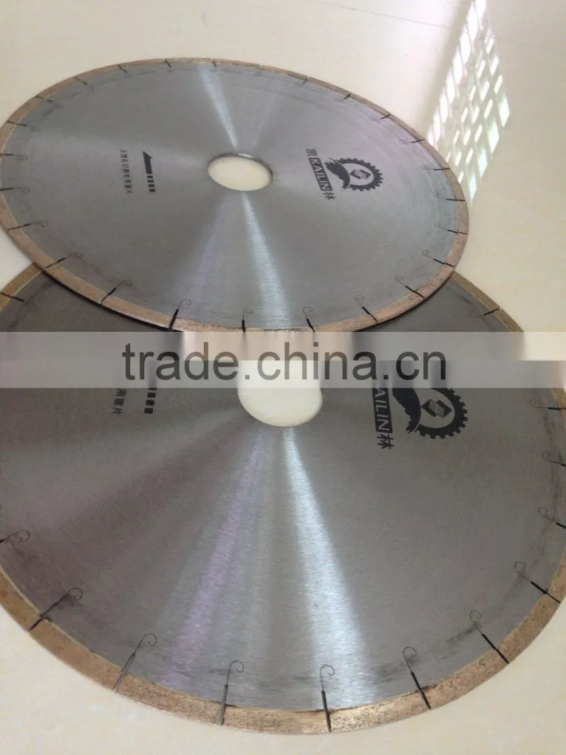 Laser welded diamond saw blade for cutting granit,marble